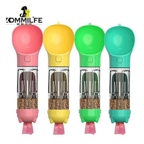 Bouteille d’eau portable 3-en-1 pour chien et chat – 500 ml